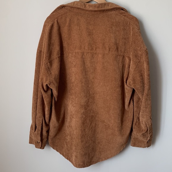 corduroy oversized button up - Picture 2 of 3